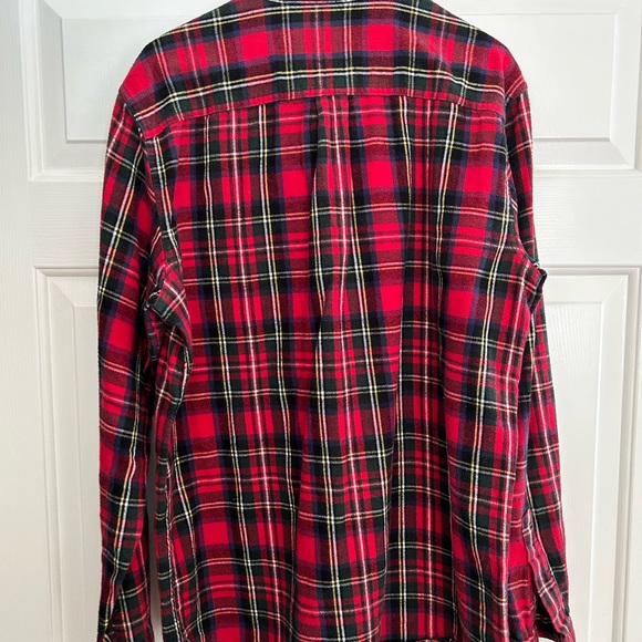 L.L. Bean flannel shirt, EUC - Picture 3 of 3